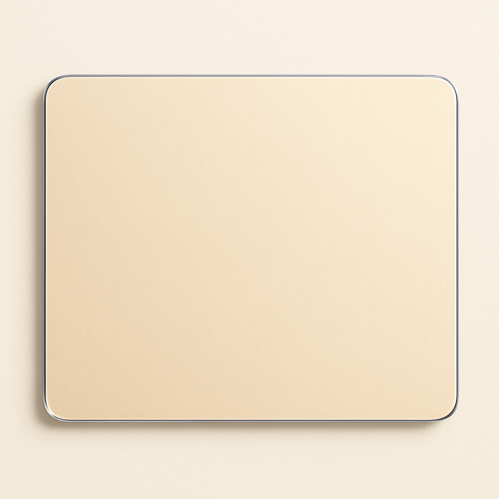 NovaBlk Aluminum Mouse Pad – Ultra-Thin, Non-Slip, Waterproof Metal Mat for Smooth Precision and Fast Control