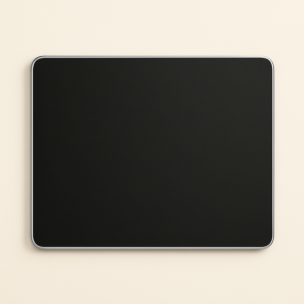 NovaBlk Aluminum Mouse Pad – Ultra-Thin, Non-Slip, Waterproof Metal Mat for Smooth Precision and Fast Control