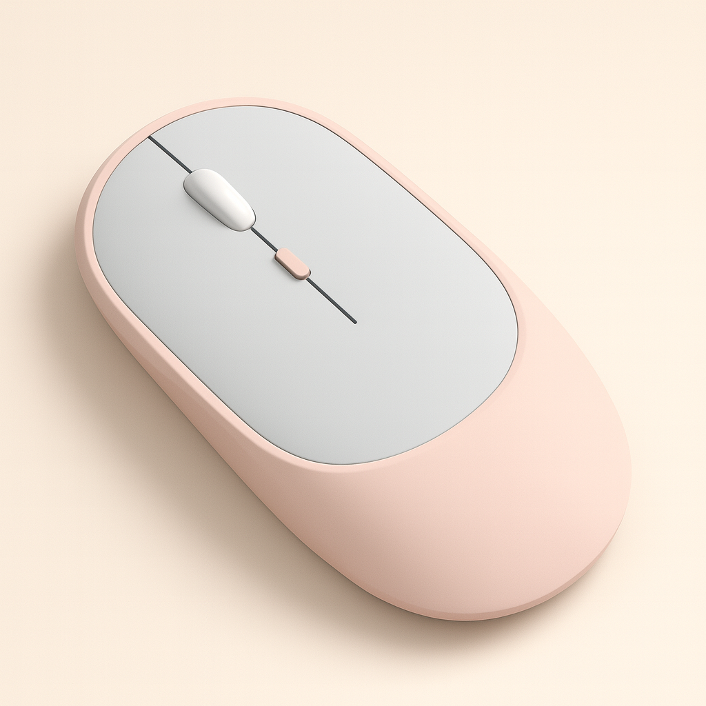 NovaBlk Rechargeable Wireless Mouse — Dual-mode Bluetooth and 2.4G USB connectivity for laptops, tablets, PCs, and MacBooks. Smooth, silent, and designed for gaming or everyday use.