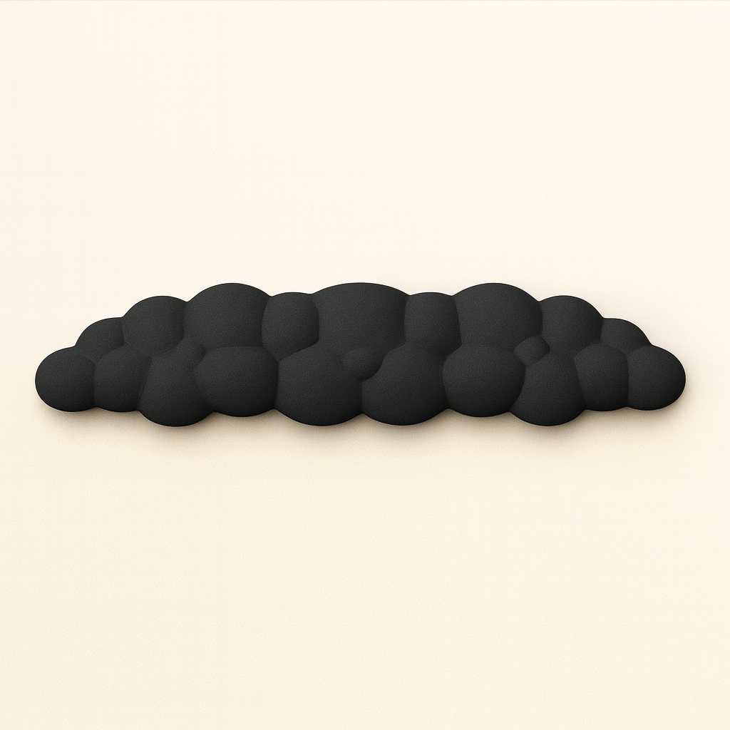 NovaBlk Cloud Ergonomic Wrist Rest – Anti-Slip, Soft-Touch Comfort Pad