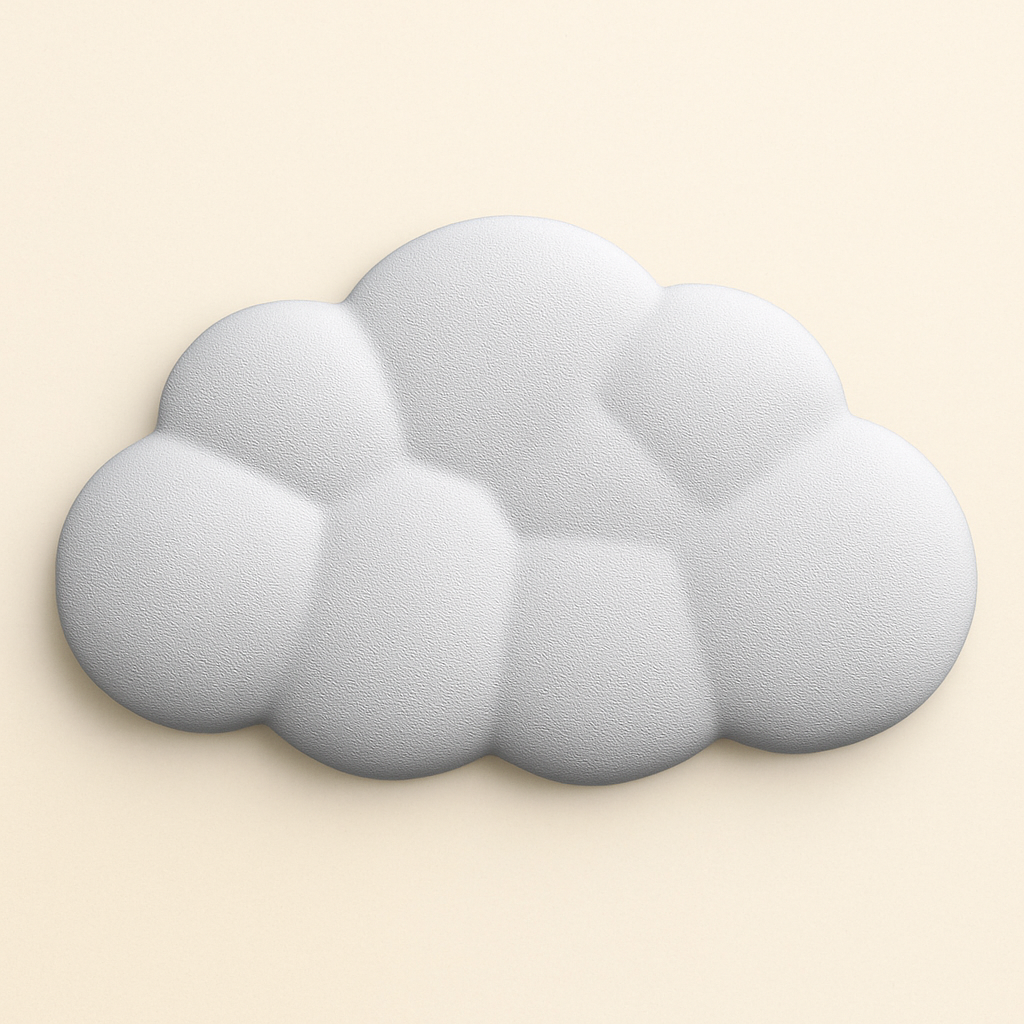 NovaBlk Cloud Ergonomic Wrist Rest – Anti-Slip, Soft-Touch Comfort Pad