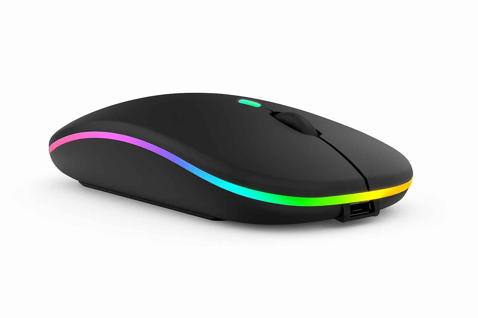 Wireless Mouse RGB Rechargeable Bluetooth Mice Wireless Computer Mause LED Backlit Ergonomic Gaming Mouse for Laptop PC 3600DPI