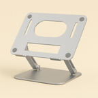 NovaBlk Adjustable Aluminum Laptop Stand – Portable Ergonomic Computer Stand for MacBook, HP, Dell, ASUS, Lenovo & More
