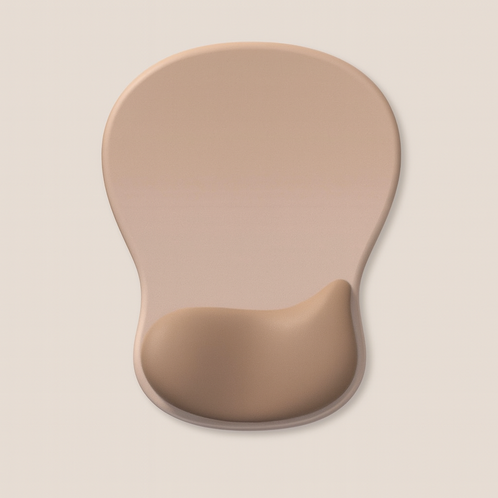 NovaBlk Ergonomic Gel Mouse Pad – Comfortable Wrist Support for Pain Relief with Smooth Surface & Non-Slip PU Base