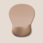 NovaBlk Ergonomic Gel Mouse Pad – Comfortable Wrist Support for Pain Relief with Smooth Surface & Non-Slip PU Base