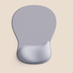 NovaBlk Ergonomic Gel Mouse Pad – Comfortable Wrist Support for Pain Relief with Smooth Surface & Non-Slip PU Base