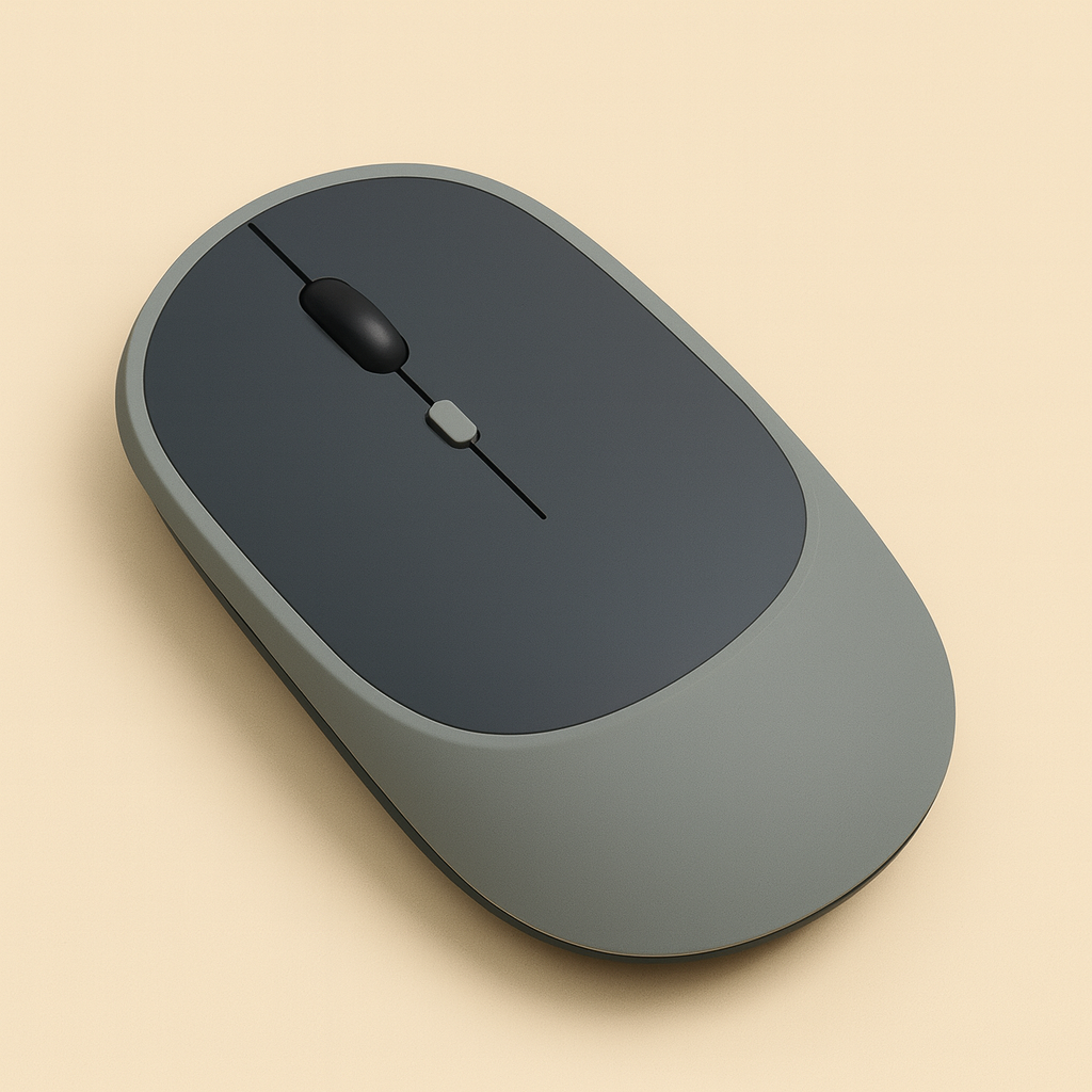 NovaBlk Rechargeable Wireless Mouse — Dual-mode Bluetooth and 2.4G USB connectivity for laptops, tablets, PCs, and MacBooks. Smooth, silent, and designed for gaming or everyday use.