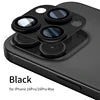 For iPhone 16 Pro Max Screen Protector 9H Corning Glass with Aluminum Metal Camera Lens Cover Protective Film for iPhone 16