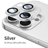 For iPhone 16 Pro Max Screen Protector 9H Corning Glass with Aluminum Metal Camera Lens Cover Protective Film for iPhone 16