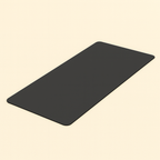 NovaBlk Large Minimalist Desk Mat – Non-Slip Rubber Mouse Pad for Office, Laptop & Gaming