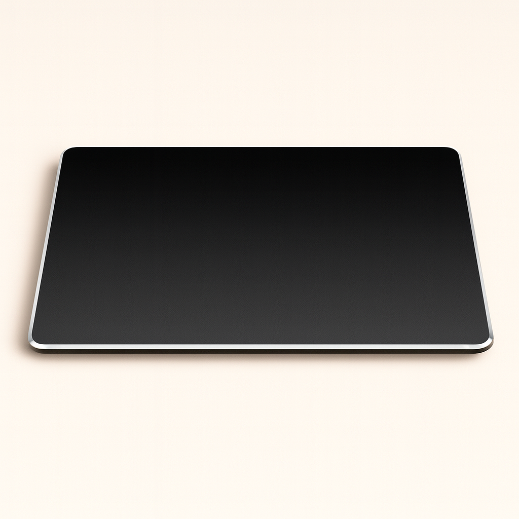 NovaBlk Aluminum Mouse Pad – Ultra-Thin, Non-Slip, Waterproof Metal Mat for Smooth Precision and Fast Control