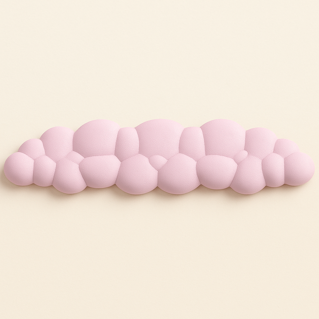 NovaBlk Cloud Ergonomic Wrist Rest – Anti-Slip, Soft-Touch Comfort Pad