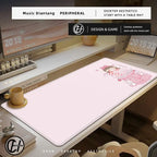 Cute Milktea Large Mouse Pad Kawaii Computer Mousepads Gaming Mousepad Keyboard Mat Gamer Mouse Pads Desk Mats 100x50cm