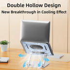 Laptop Stand, Adjustable Laptop Stand for Desk, Aluminum Computer Stand Portable , for Mac HP ASUS Acer ThinkPad Dell Lenovo