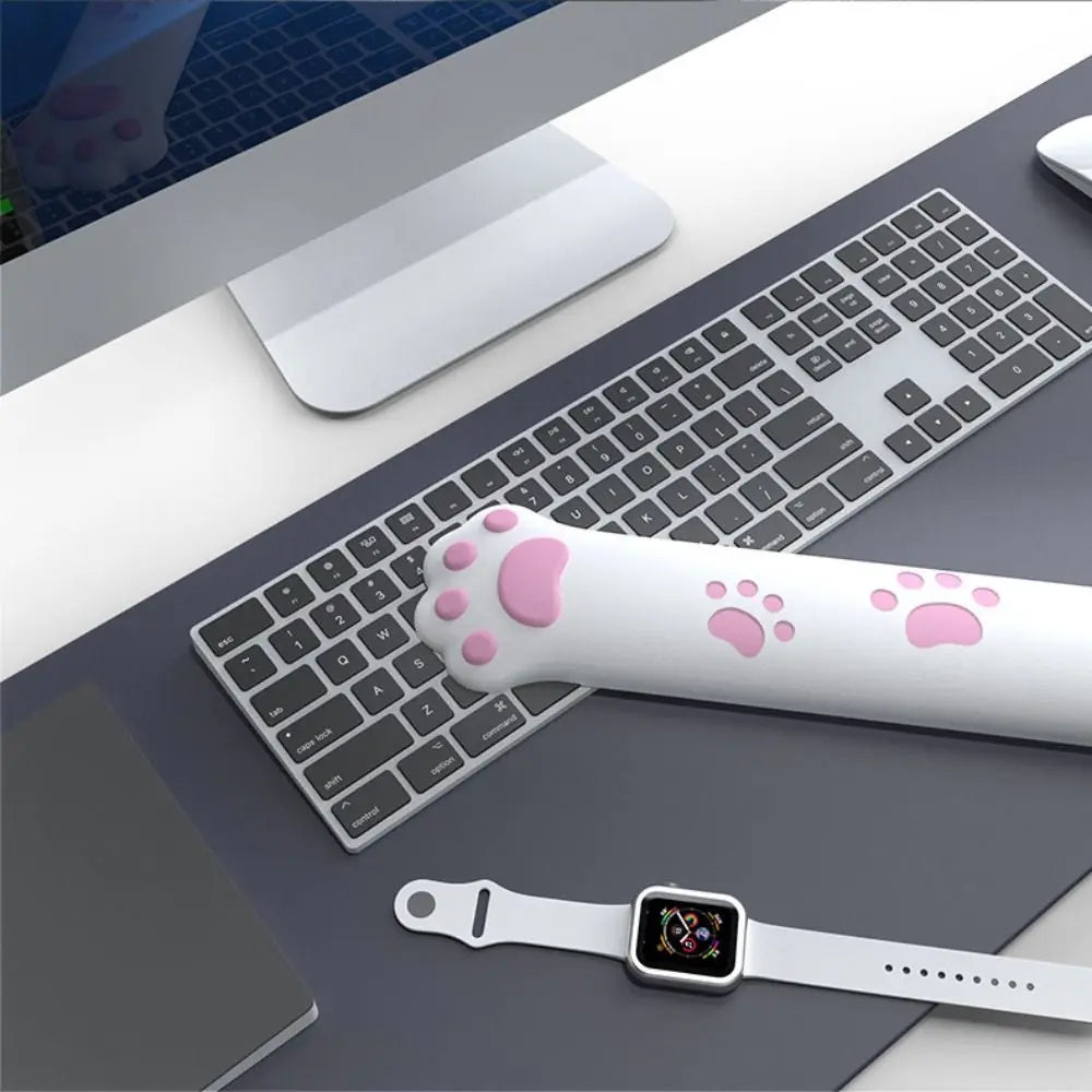 New Cute Cat Craw Wrist Rest Mouse Pad Non-Slip Soft Elbow Rest Mat Ergonomic Comfortable Desktop Computer Laptop Arm Rest