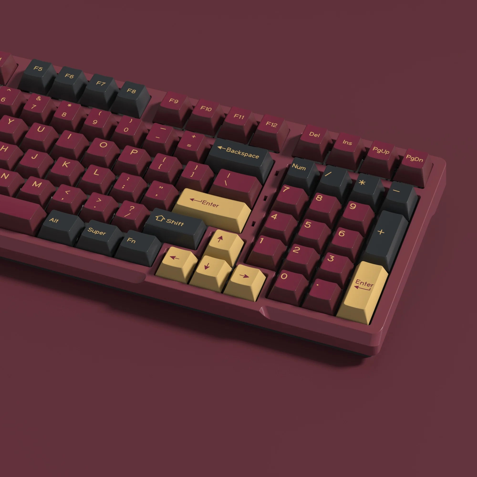 KBDiy 176 Keys Caps GMK Blue Samurai Keycap Cherry Profile Double Shot PBT for Mechanical Gaming Keyboard Retro ISO 7U Space Bar