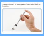 Mechanical Keyboard Tweezers Lube Tool Brush Switch Puller Opener Tester Stem Picker Holder Keyboard Disassemble Tools