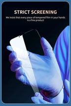 NNBILI 4Pcs Full Cover Privacy Screen Protector For iPhone 11 12 13 14 15 16 17 Pro Max Anti-spy Glass For iPhone16e 17Air Glass