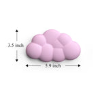 Cloud Keyboard Wrist Rest Soft Leather Memory Foam Wrist Support Cushion for Easy Typing Pain Relief Ergonomic Anti-Slip