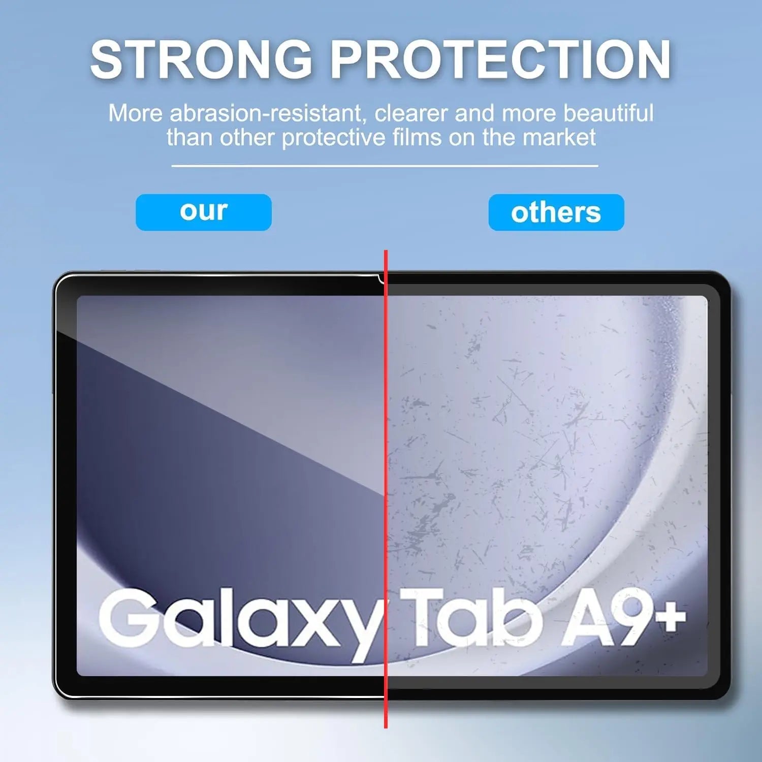 2PCS Tablet Screen Protector For Samsung Galaxy Tab A9 Plus 2023 Protective Film Tempered Glass SM-X210 X215 X216 11 inch