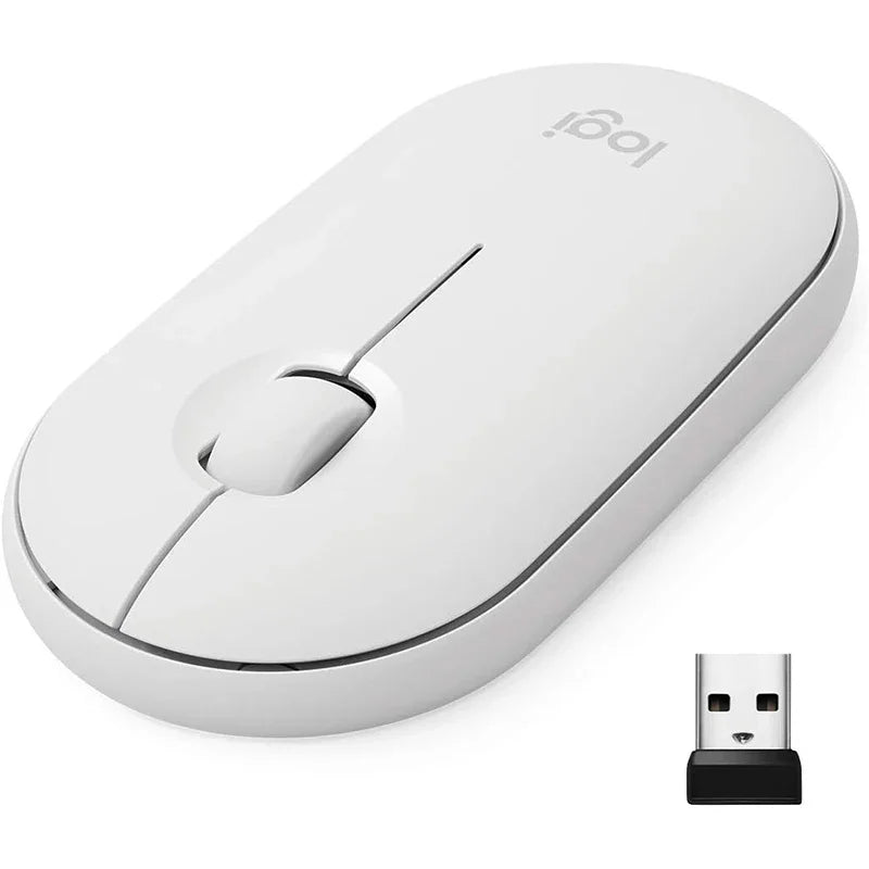 Logitech PEBBLE M350 Laptop Tablet Mouse Wireless Bluetooth Mouse Light and Thin Mute Office Mini Mouse
