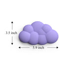 Cloud Keyboard Wrist Rest Soft Leather Memory Foam Wrist Support Cushion for Easy Typing Pain Relief Ergonomic Anti-Slip