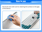 Mechanical Keyboard Tweezers Lube Tool Brush Switch Puller Opener Tester Stem Picker Holder Keyboard Disassemble Tools