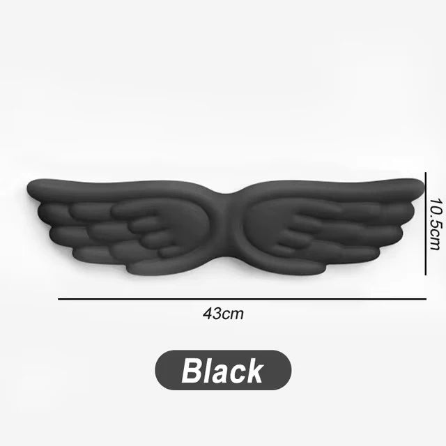 Keyboard Mouse Wrist Rest Pad Material Angel Wing Memory Foam Anti-Slip Desktop Office Gamer Mouse Mechanical Key Wrist Rest Pad