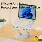 Laptop Stand, Adjustable Laptop Stand for Desk, Aluminum Computer Stand Portable , for Mac HP ASUS Acer ThinkPad Dell Lenovo