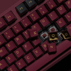 KBDiy 176 Keys Caps GMK Blue Samurai Keycap Cherry Profile Double Shot PBT for Mechanical Gaming Keyboard Retro ISO 7U Space Bar
