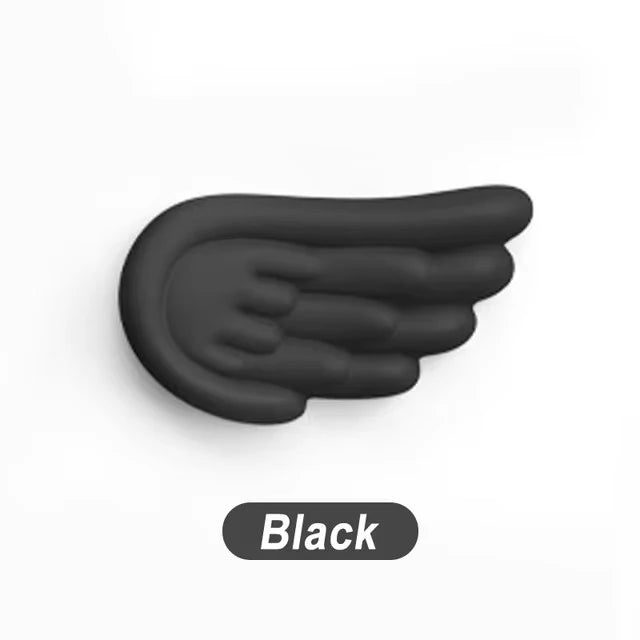 Keyboard Mouse Wrist Rest Pad Material Angel Wing Memory Foam Anti-Slip Desktop Office Gamer Mouse Mechanical Key Wrist Rest Pad