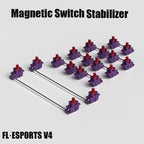 Magnetic Switches Mechanical Keyboard FL·ESPORTS V4 Plate Mounted Stabilizer Original FL CMMK Custom Magnetic Axis TTC Gateron