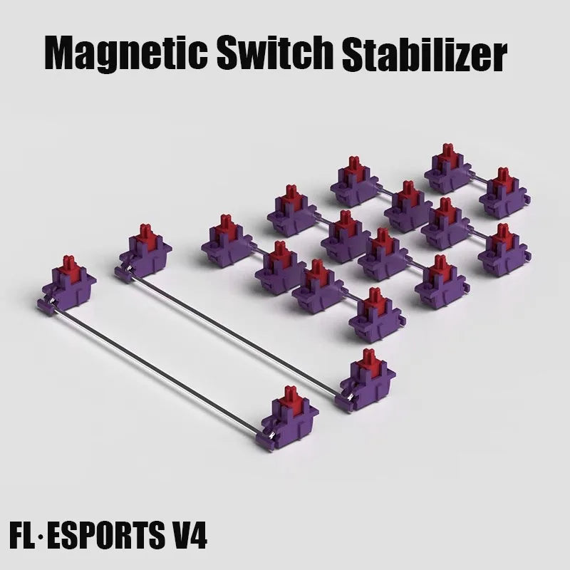 Magnetic Switches Mechanical Keyboard FL·ESPORTS V4 Plate Mounted Stabilizer Original FL CMMK Custom Magnetic Axis TTC Gateron