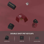 KBDiy 176 Keys Caps GMK Blue Samurai Keycap Cherry Profile Double Shot PBT for Mechanical Gaming Keyboard Retro ISO 7U Space Bar