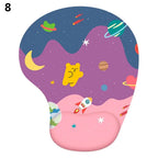 Silicone Wrist Rest Mouse Pad Ergonomic Hand Support Non Slip Gaming Mice Mat Soft Mousepad For Desktop PC Laptop Computer