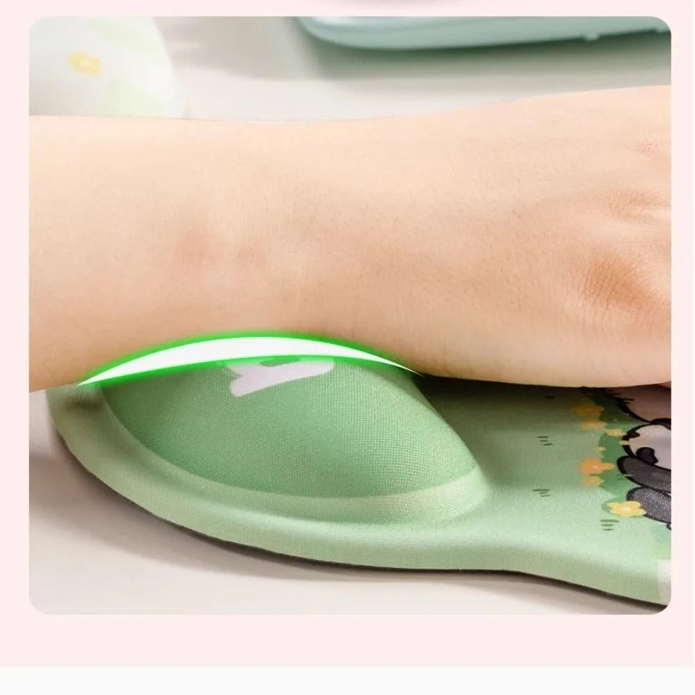 New Cute Mouse Mat Hand Support Non-Slip Mousepad Ergonomic Memory Foam Gaming Mouse Pad