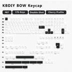 KBDiy 176 Keys Caps GMK Blue Samurai Keycap Cherry Profile Double Shot PBT for Mechanical Gaming Keyboard Retro ISO 7U Space Bar