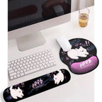 New Cute Mouse Mat Hand Support Non-Slip Mousepad Ergonomic Memory Foam Gaming Mouse Pad