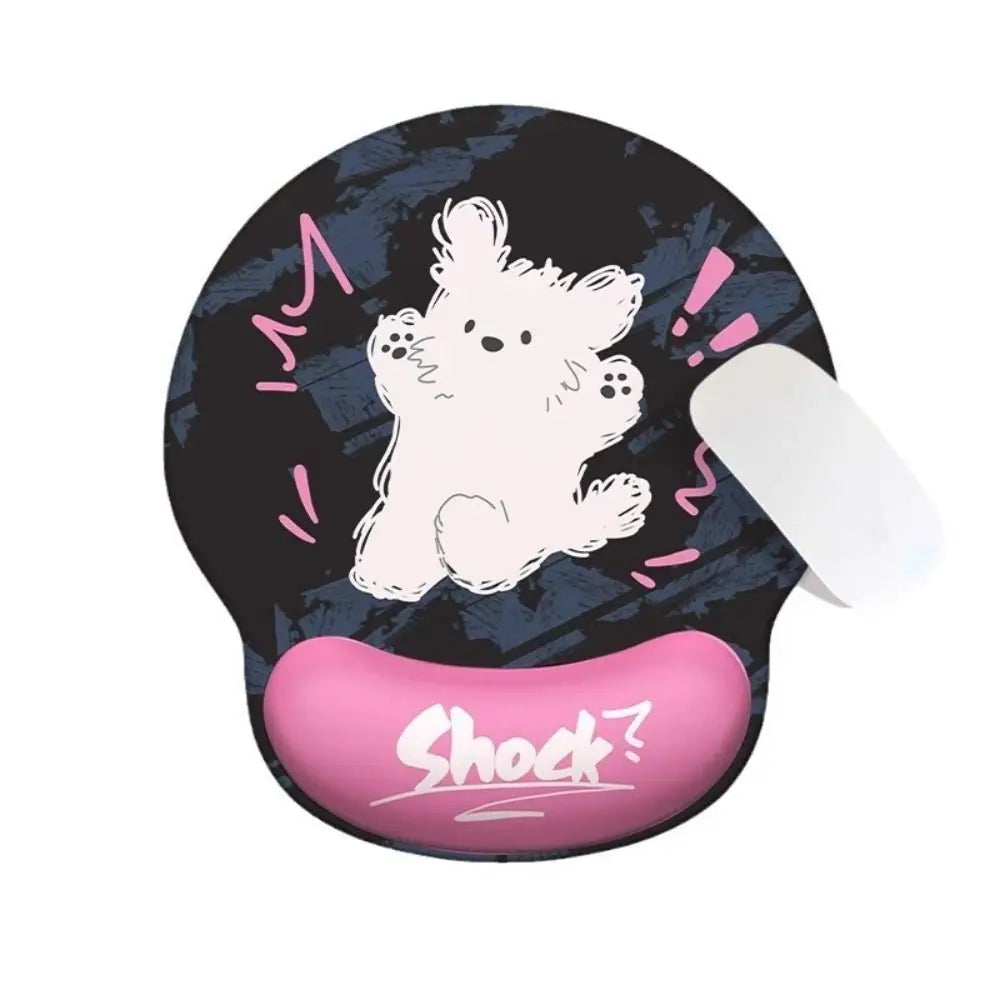 New Cute Mouse Mat Hand Support Non-Slip Mousepad Ergonomic Memory Foam Gaming Mouse Pad