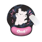 New Cute Mouse Mat Hand Support Non-Slip Mousepad Ergonomic Memory Foam Gaming Mouse Pad