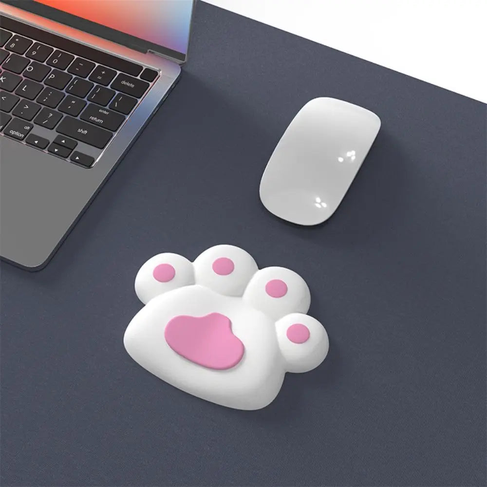 New Cute Cat Craw Wrist Rest Mouse Pad Non-Slip Soft Elbow Rest Mat Ergonomic Comfortable Desktop Computer Laptop Arm Rest