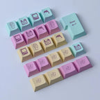 GMK Analog Dreams Keycaps 164 Keys PBT Dye Sublimation Cherry Profile Key Caps Mechanical Keyboard Accessories for Pc Computer