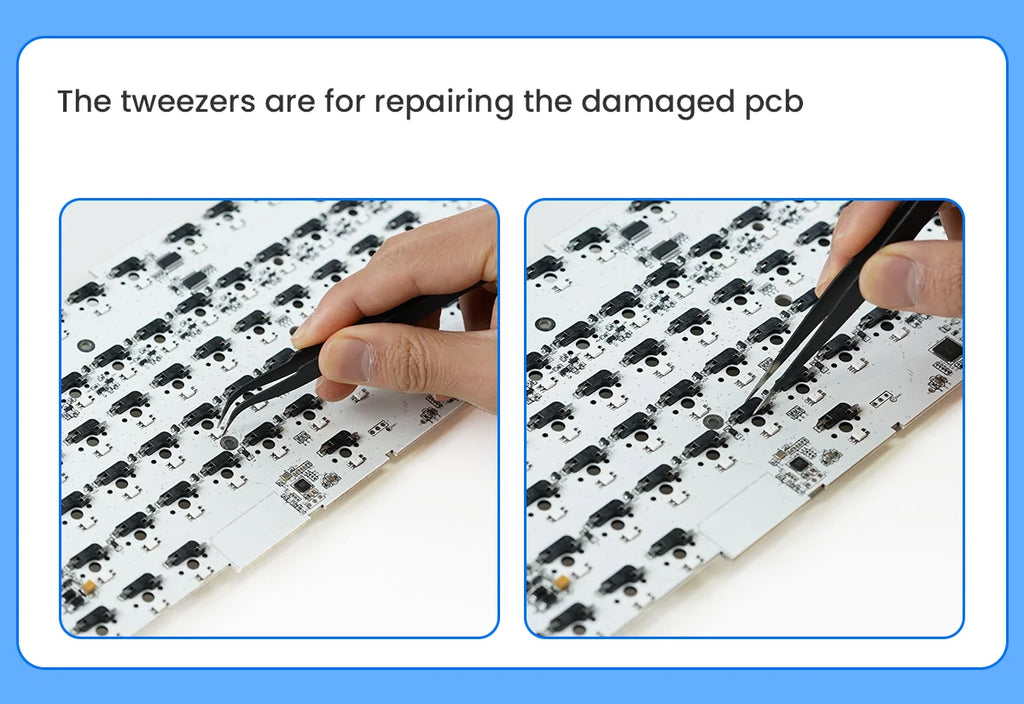 Mechanical Keyboard Tweezers Lube Tool Brush Switch Puller Opener Tester Stem Picker Holder Keyboard Disassemble Tools