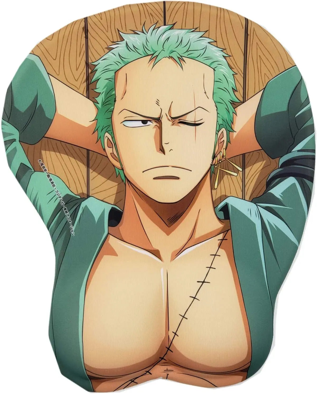 Anime Mouse Pads with Silicone Wrist Rest 3D Gaming Mousepads Anti-Slip Soft Desk Mat for Office Home Working Well-Built Man Pad
