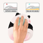 Kawaii 3D Panda Mouse Pad Ergonomic Wrist Rest Support for Gaming Office Computer Laptop Non-Slip Cute Panda Butt Mouse Pads