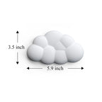 Cloud Keyboard Wrist Rest Soft Leather Memory Foam Wrist Support Cushion for Easy Typing Pain Relief Ergonomic Anti-Slip