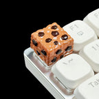 3D Customize Cakes Resin Keycaps PBT for Mechanical Keyboards with Cherry MX Switches DIY with Unique Personality Biscuit Design