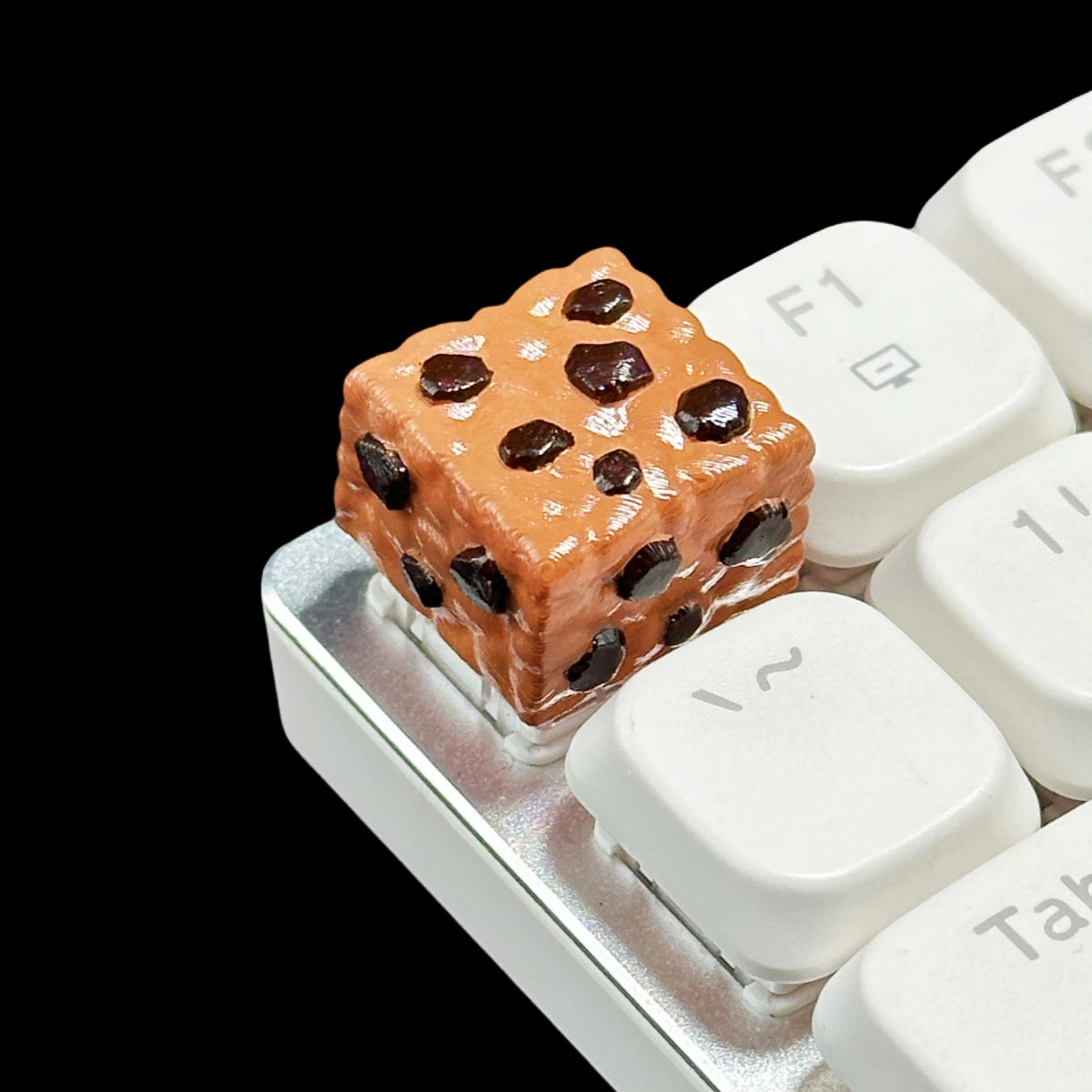 3D Customize Cakes Resin Keycaps PBT for Mechanical Keyboards with Cherry MX Switches DIY with Unique Personality Biscuit Design