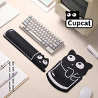Mouse Pad Keyboard Wrist Rest Memory Foam Silicone Ergonomic Mouse Pad for Desktop Office Computer Laptop Wrist Rest