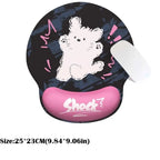 New Cute Mouse Mat Hand Support Non-Slip Mousepad Ergonomic Memory Foam Gaming Mouse Pad
